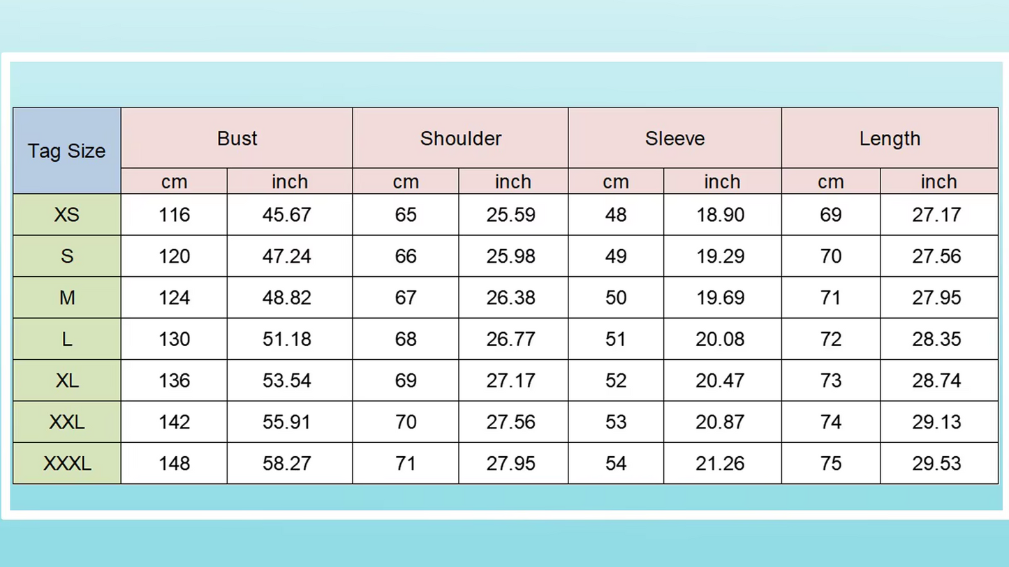 Guide des Tailles Pull Ailes d'Ange