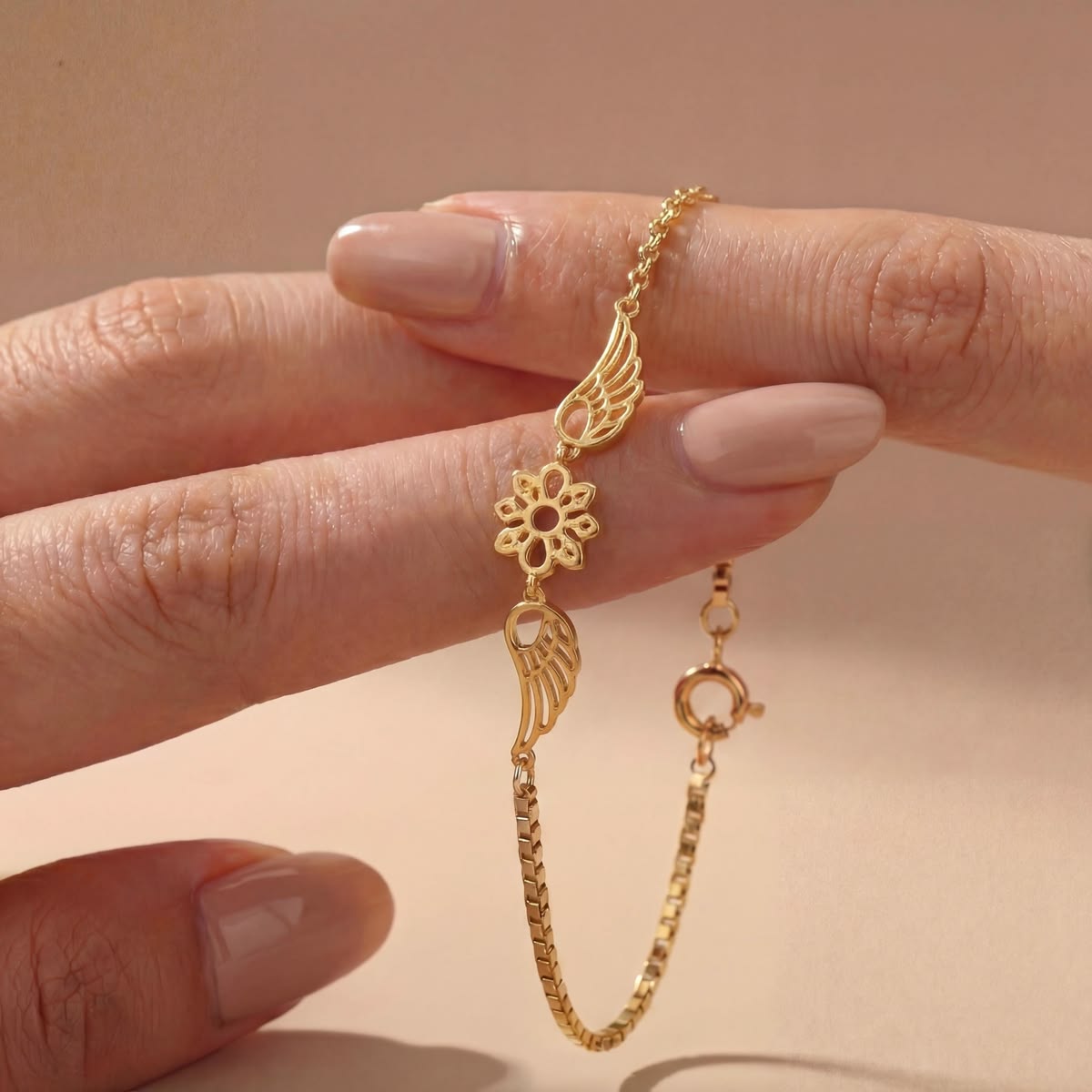 Bracelet ailes d'ange