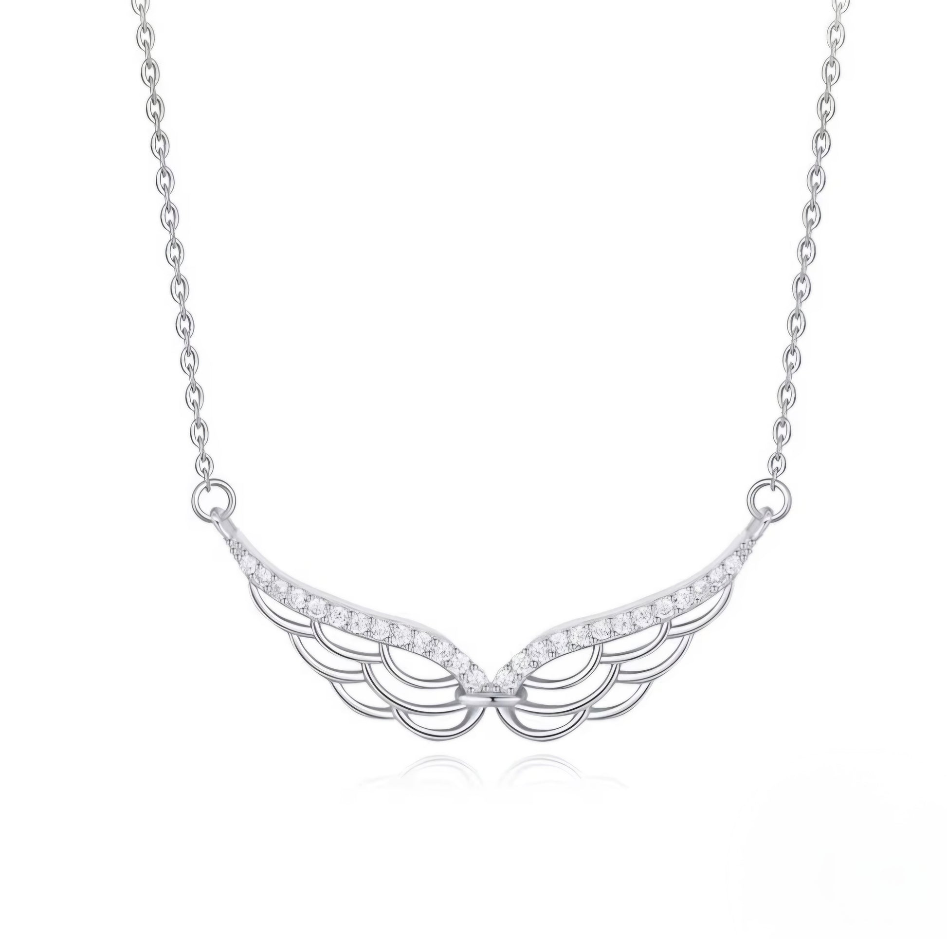 Collier Ailes d'Ange Femme en Argent