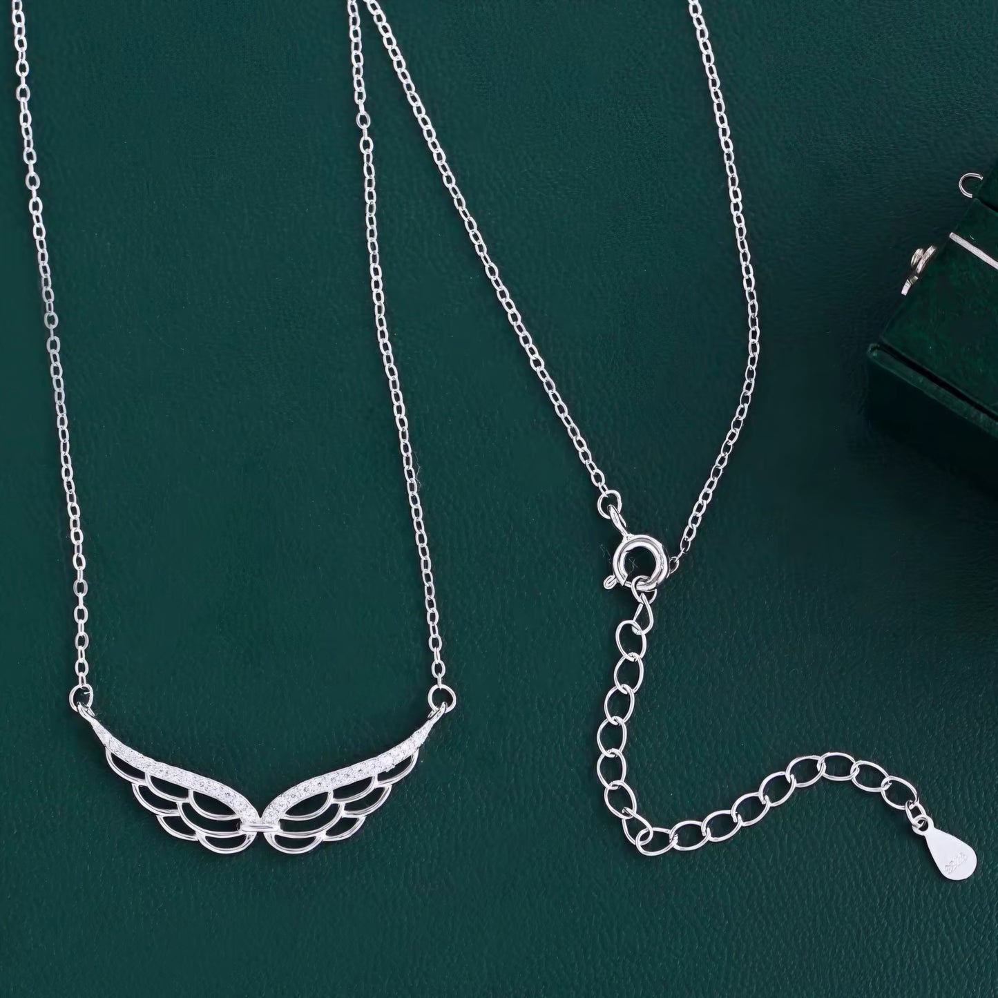 Collier Ailes d'Ange Femme en Argent