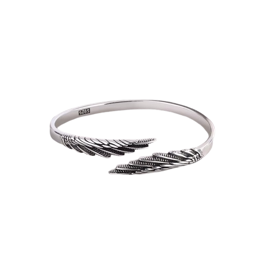 Bracelet Ailes d'Ange Minimaliste en Argent
