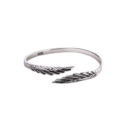 Bracelet Ailes d'Ange Minimaliste en Argent