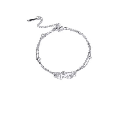 Bracelet Ailes d'Ange Chic en Acier Inox