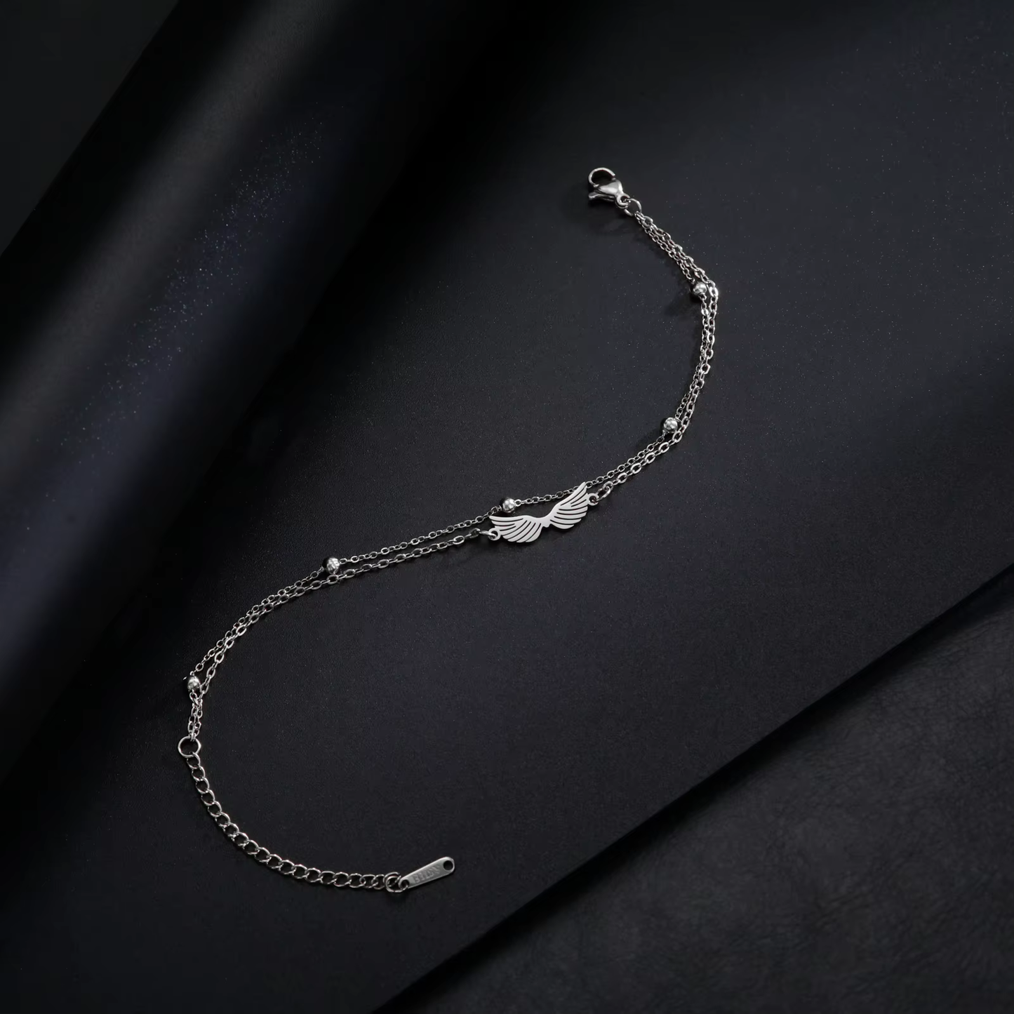 Bracelet Ailes d'Ange Chic en Acier Inox