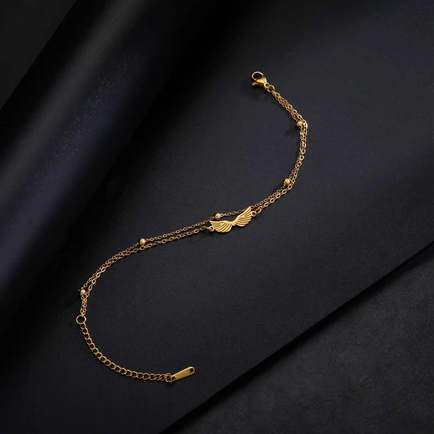 Bracelet Ailes d'Ange Chic en Acier Inox