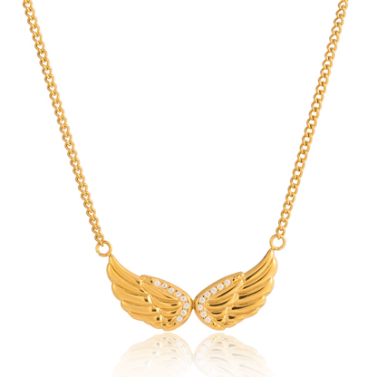 Collier Ailes d'Ange Doré