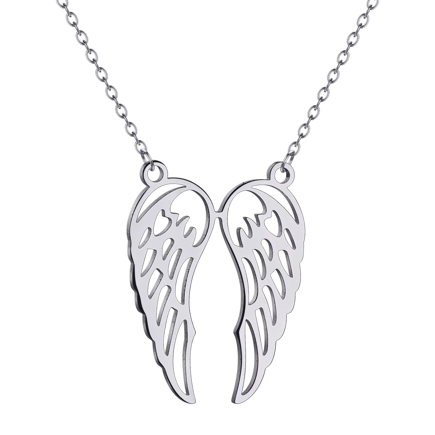 Collier Ailes d'Ange Élégant Argent