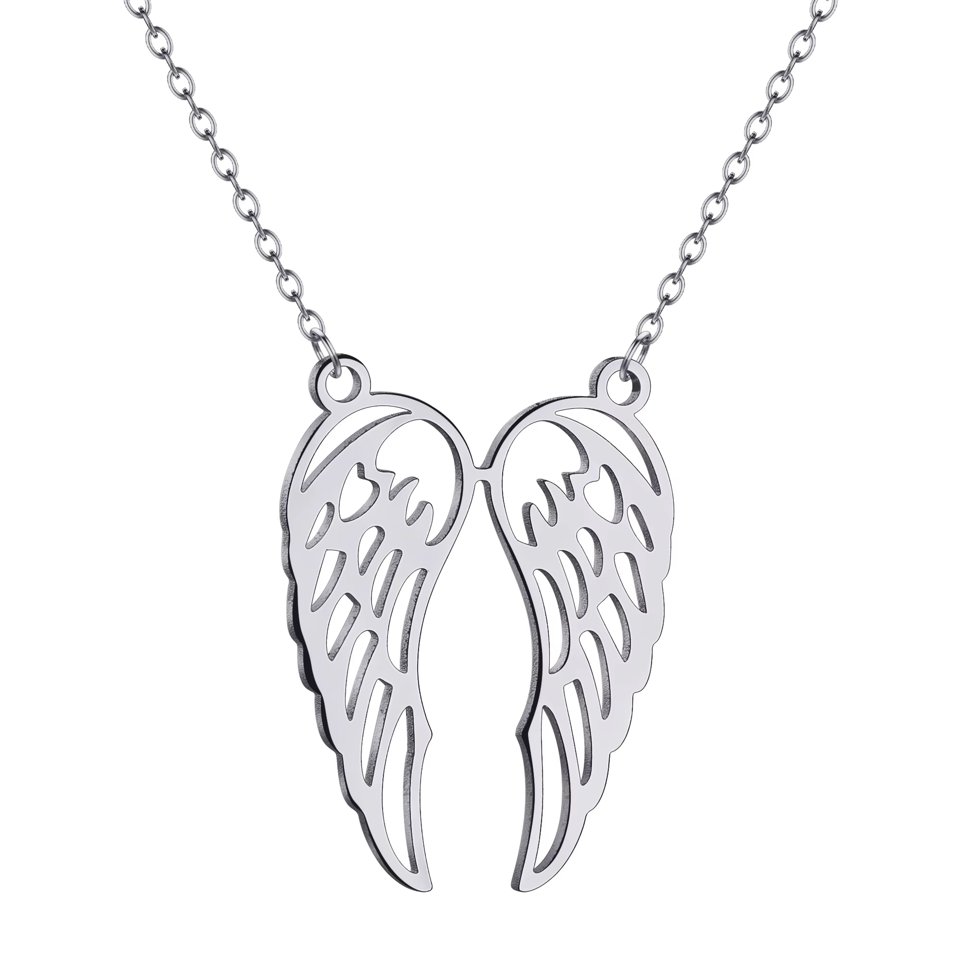 Collier Ailes d'Ange Élégant Argent