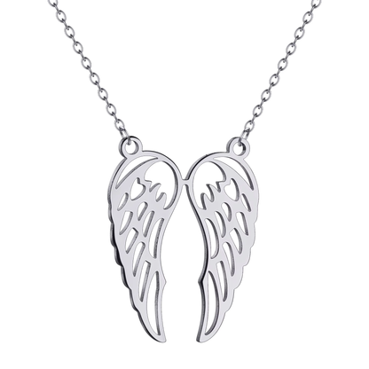 Collier Ailes d'Ange Élégant Argent