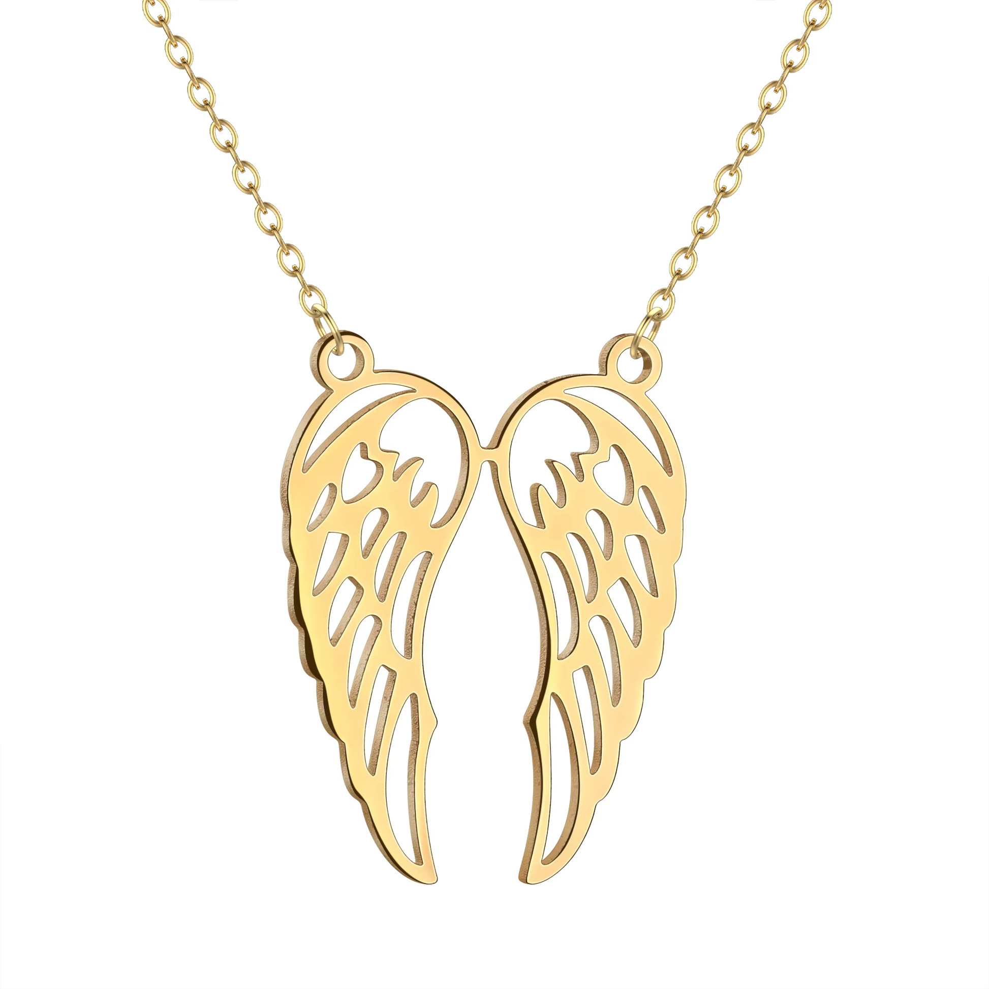 Collier Ailes d'Ange Élégant Or