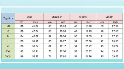 Guide des Tailles Pull Ailes d'Ange