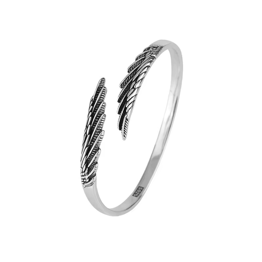 Bracelet Ailes d'Ange Minimaliste en Argent