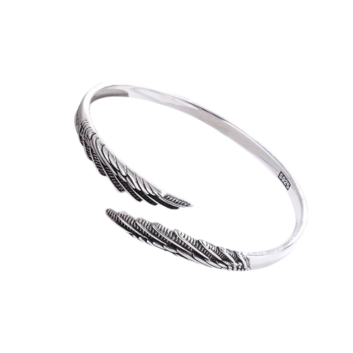 Bracelet Ailes d'Ange Minimaliste en Argent
