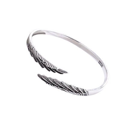 Bracelet Ailes d'Ange Minimaliste en Argent