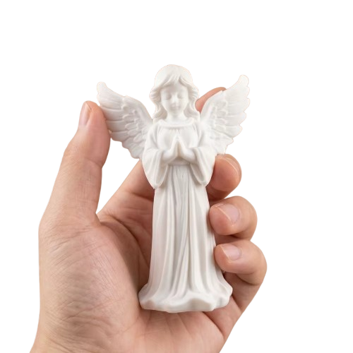 Statue Ange Protecteur pris en main